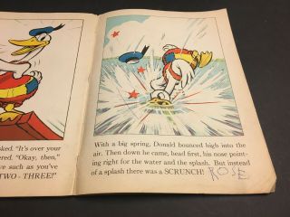 Vintage Walt Disney ' s 1935 Donald Duck Whitman Publishing Picture Book Comic 6