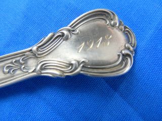 ANTIQUE GORHAM CHANTILLY STERLING SILVER SARDINE Fish Seafood FORK 1895 5 - 1/8 