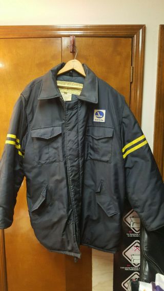 Vintage Eastern Airlines Ramp Service/flight Line Coat - Size Xl -