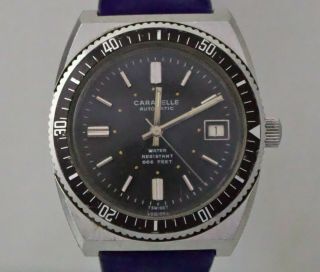 Vintage Caravelle Diver Automatic 666 Feet Mens Watch