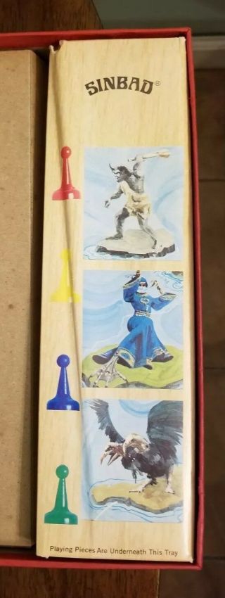 Vintage Rare 1978 Sinbad Board Game Complete Cadaco Harryhausen Board 5
