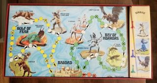 Vintage Rare 1978 Sinbad Board Game Complete Cadaco Harryhausen Board 7