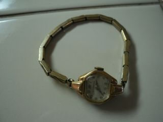 Vintage Wittnauer 14k 17 Jewels Ladies Wrist Watch