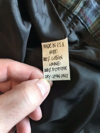 Rare Vintage 90’s Stussy Men ' s Light Spring/Fall Jacket - L - Plaid Full Zipper 6