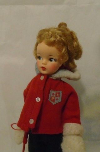 Vintage 1960s 12 " Ideal Tammy Blond Pony Tail Doll Bs - 12 In Snow Bunny Costume