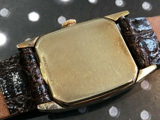 Vintage Hamilton men ' s wristwatch Craig 747 gold filled mid century 50 ' s 5