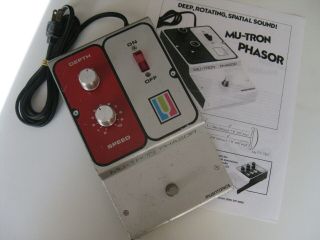 Vintage Mu - Tron Phasor Phaser Guitar Effect Pedal By Musitronics