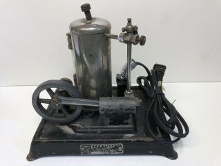 Vintage Elektro Stationary Live Steam Engine D.  C.  Hughes & Co.  Chicago No.  3520