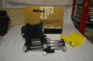 Vintage Nikon F Pb - 4 Bellows Focusing Attachment
