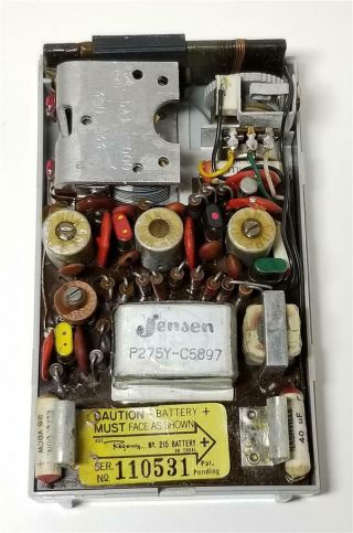 VINTAGE Regency TR - 1 Transistor Radio w/ Leather Case Exceptional 10