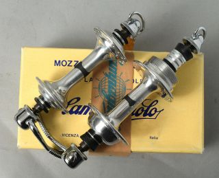 Campagnolo Nuovo Record Hubset.  32 Hole,  Nos,  Boxed,  Italy Threads,  126 Vintage