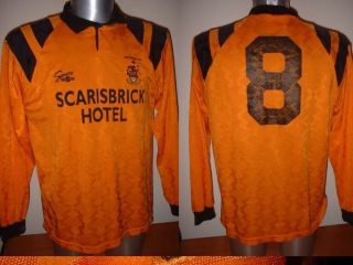Southport Matchworn Football Soccer Shirt Jersey Adult Large Vintage Player L/s