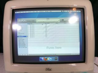Vintage Apple iMac G3 M5521 1999 Blueberry Blue Mac OS X Complete System 8