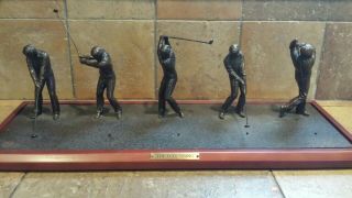 Rare Limited Edition Jack Nicklaus The Full Swing Franklin Bronze Sculpture