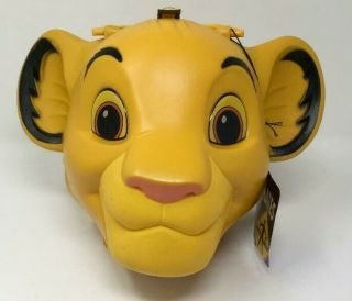 Vintage Aladdin Disney Lion King Simba Head Lunch Box Tag