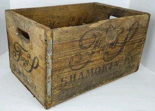 Vintage Fuhrmann & Schmidt Brewery F&s Beer Wooden Crate Shamokin,  Pa 19x12x11