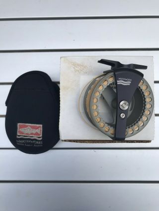 Waterwork Lamson Purist P1 Vintage Fly Reel with Spring & Pawl Drag & 3 WTF Line 5