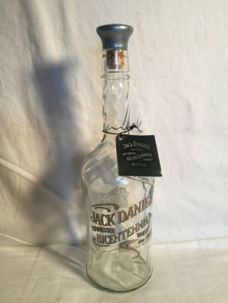 Vintage 1996 Jack Daniels Tennessee Whiskey Bicentennial Bottle 750ml,  Tag Cork