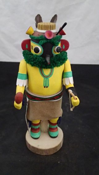 Vintage Hopi Kachina Doll Momo Zuni Honey Bee Movable Arms 9 " Rodney Banashley