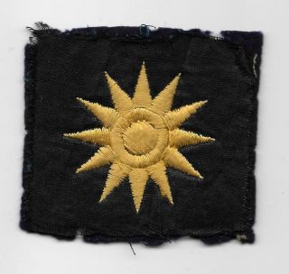 1930s US made 40th Infantry Division patch - ON DARK BLUE FELT - US Army 2