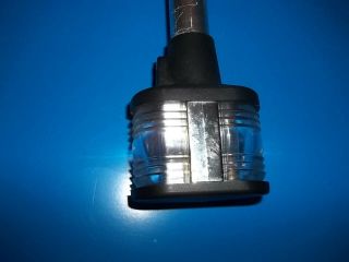 Vintage Boat Stern Light Angle Tube A - 16 All Around Light Plug - In Base Cover Cap 4