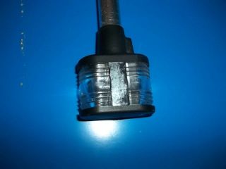 Vintage Boat Stern Light Angle Tube A - 16 All Around Light Plug - In Base Cover Cap 5