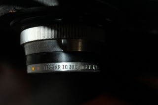 VERY RARE Early DEARDORFF 5X7 Studio Camera TESSAR IC 190mm E.  F.  4.  5 Lens 7