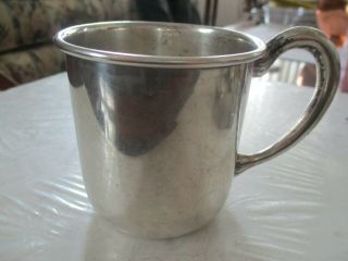 Antique Sterling Silver Cup With Handle (66.  5 Grams)