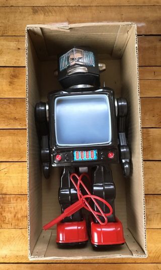 Vintage Space Explorer Robot SH Horikawa With Antenna & Box 6