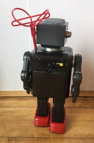 Vintage Space Explorer Robot SH Horikawa With Antenna & Box 9