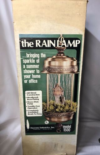 Nos Vintage Mineral Oil Rain Lamp