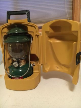 Vintage Coleman Lantern With Case