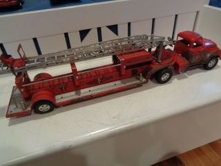 Vintage Tonka Fire Department No.  5 Hook And Ladder