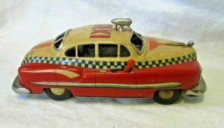 Vintage Electromobile Buick Tin Taxi Japan Rare