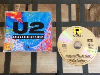U2: October 1991 - Mega Rare Ltd Ed Uk Promo Cd - Only 250 Pressed - Cat: U2 3