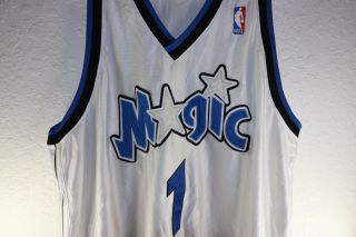 Vintage Orlando Magic Tracy McGrady 1 NBA Champion Jersey XXL Shooting Star 4