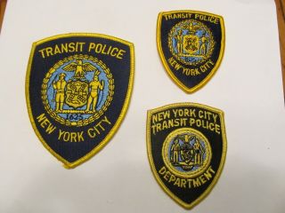 York City Transit Police Patch Set Defunct