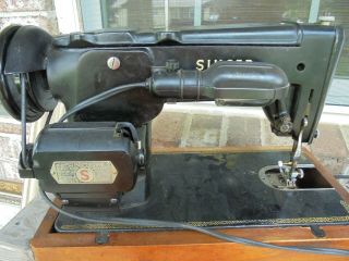 Vintage 1954 Singer Model 306K Sewing Machine All Metal Pedal ACCESSORIES MORE 3