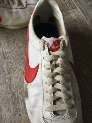 True Vintage 1982 Nike Red White Blue Low Sneakers Men Size 10 4