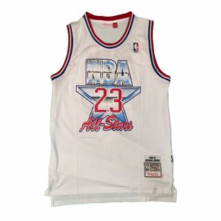 Vintage 1992 All Star Game Nba Michael Jordan Chicago Bulls 23 Jersey Large Rare