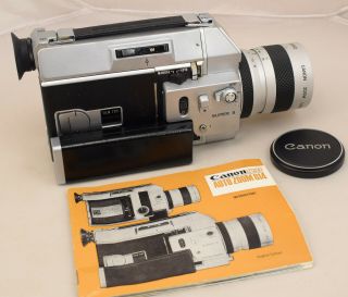 Vintage Canon Auto Zoom 814 8 Movie Camera,  Great N -
