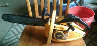 Vintage Pioneer Partner 330 Chainsaw Top Handle Running See Video/pics