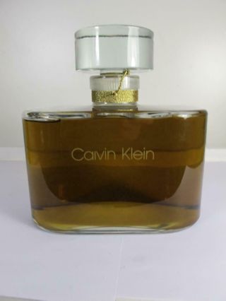 Vintage 1978 Calvin Klein First Perfume Classic Dummy Factice Display Bottle