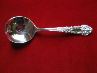 2 Reed & Barton French Renaissance Sterling Cream Soup Spoons No Monos