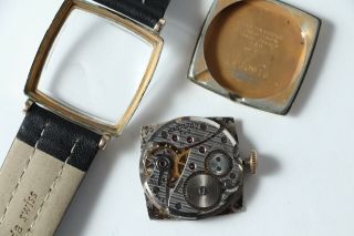 Vintage Hamilton Dyson 17j 17 Jewel 747 Gold Tone Mens Watch (D10) 7