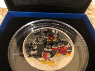 2016 Disney Mickey A/ Friends 5 Oz Coin.  Rare Monnaie De Paris 50 Euros Rare