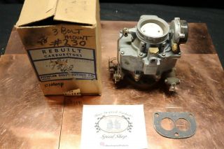 Rebuilt Vintage Carburetor Carter Wcd 2bbl 487s 1941 - 1942 Buick 40 Special