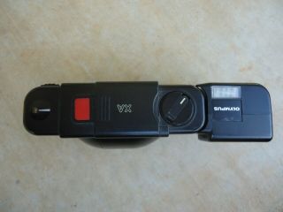Vintage Olympus XA A11 with Flash,  Black 35mm Camera 3