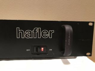 Hafler P - 125 Vintage Stereo Power Amplifier David Hafler Company Made In Usa
