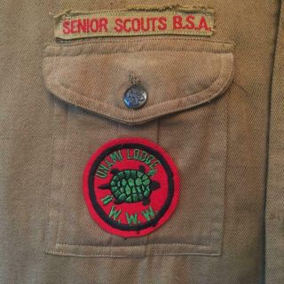 Vintage early 1940s Boy Scouts Uniform Shirt Philadelphia UNAMI Lodge Troop 253 3
